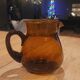 Pichet / carafe en verre ambré