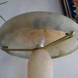 Mushroom lamp glass paste