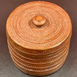 Pearl stoneware salt box