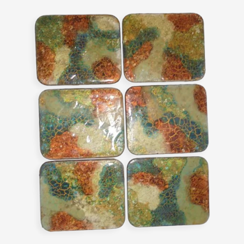 Set of 6 coasters