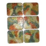 Set of 6 coasters