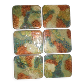 Lot de 6 sous-verres