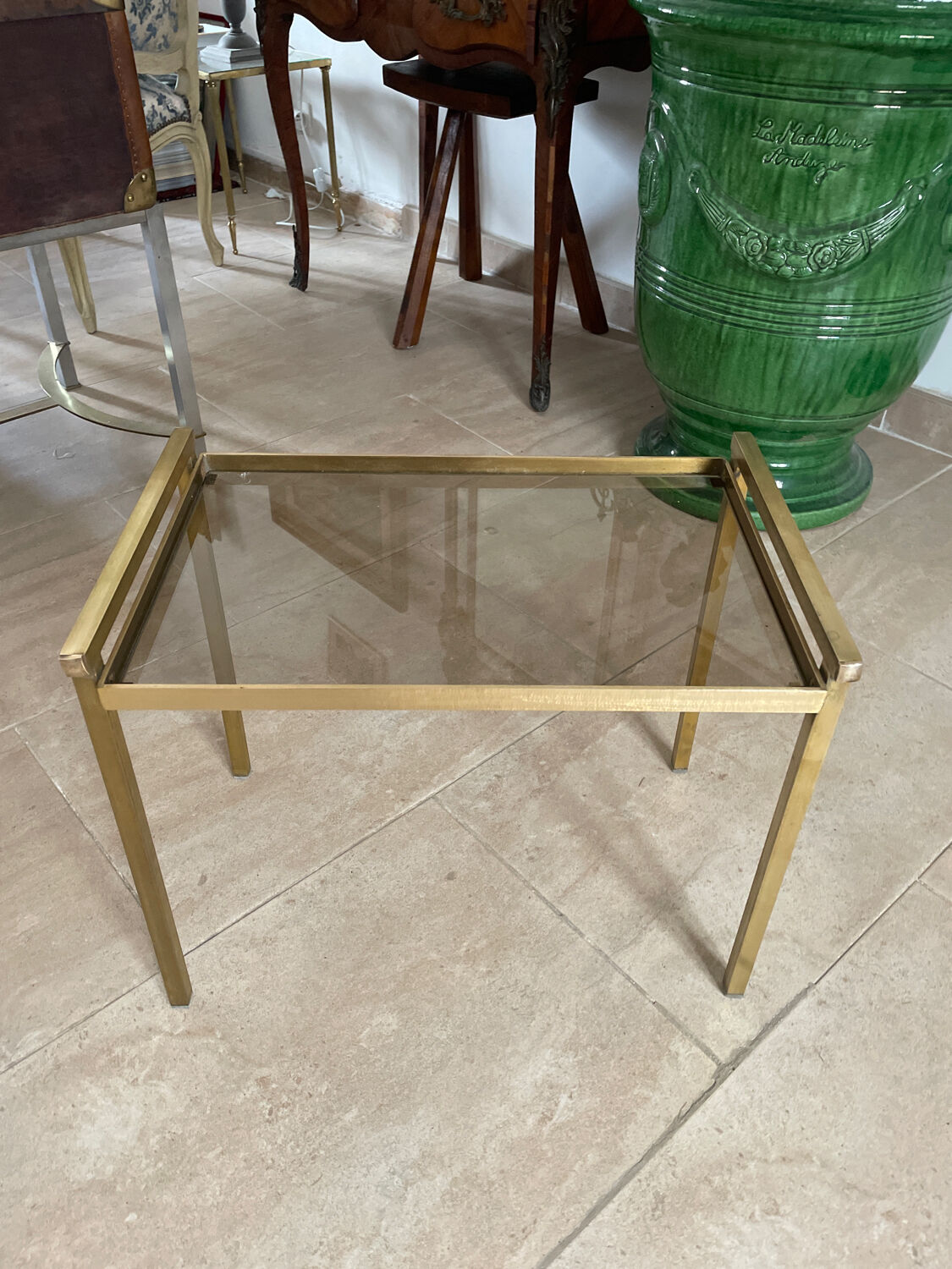 Vintage coffee table end of sofa 1970