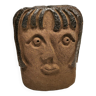 Decorative ceramic head from Sloth Ceramics Denmark 1979.