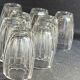 Liquor cabaret - Art Deco - Blown and cut crystal, mahogany or ebony macassar and stainless steel