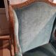 Louis XVI style eared shepherdess armchair