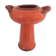 Vase céramique année 50 orange