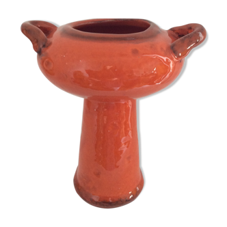 Vase ceramic year 50 orange