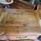 Louis XV walnut chest of drawers with 3 drawers from 1960