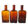 Amber glass bottles