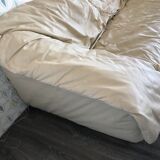 Light beige leather sofa Flou