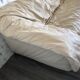Light beige leather sofa Flou