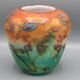 vase en pate verre signe bernard aconito