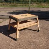 Rattan coffee table