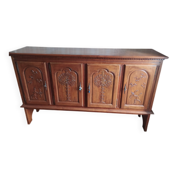 Solid wood buffet