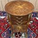3-drawer side table in rosewood and oak, 1970s Louis XV style work