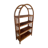 Rattan shelf bookcase