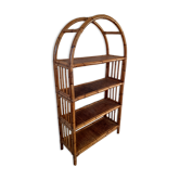Rattan shelf bookcase
