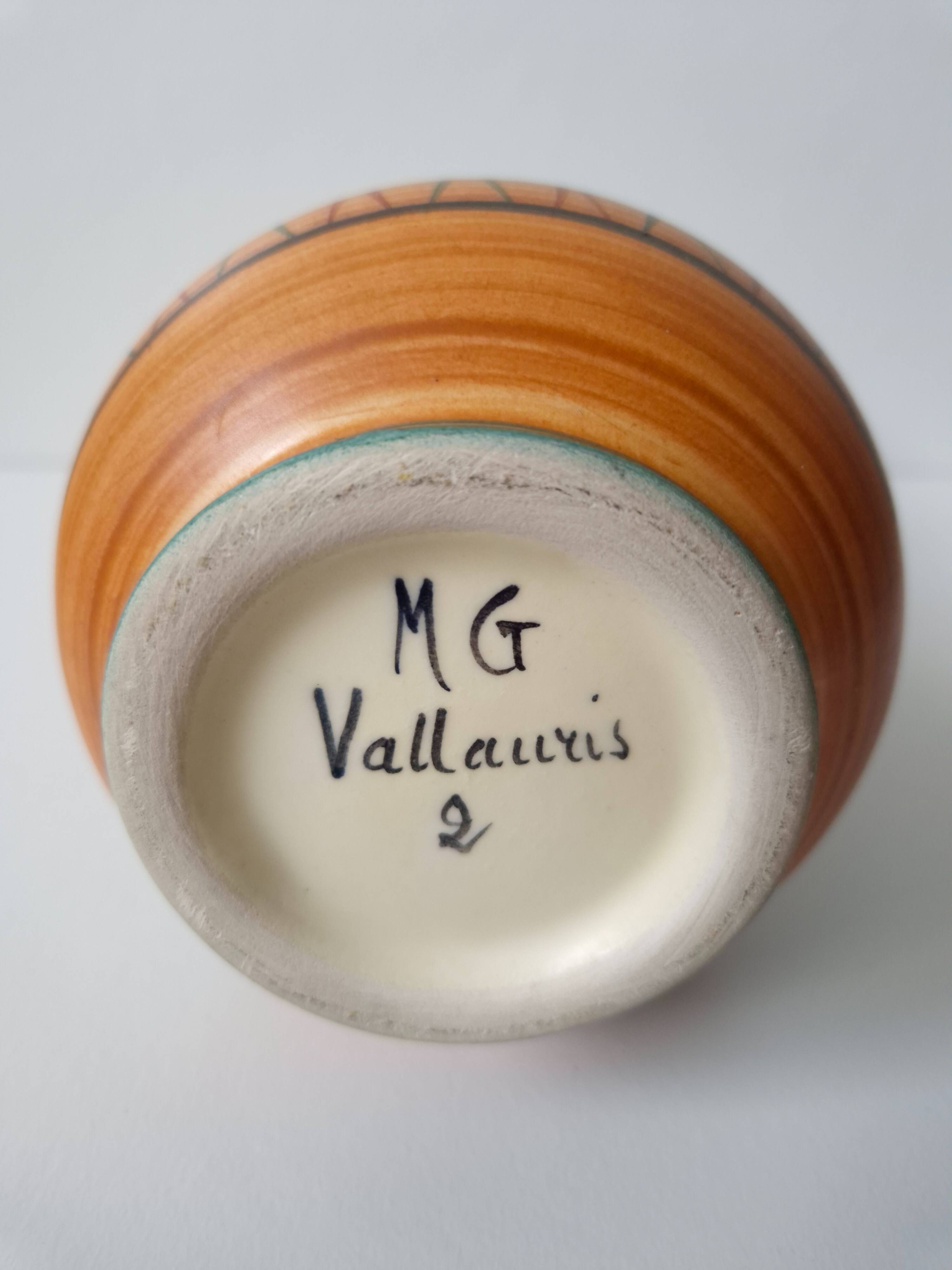 Vase Vallauris - Signed Michel Gorgeon