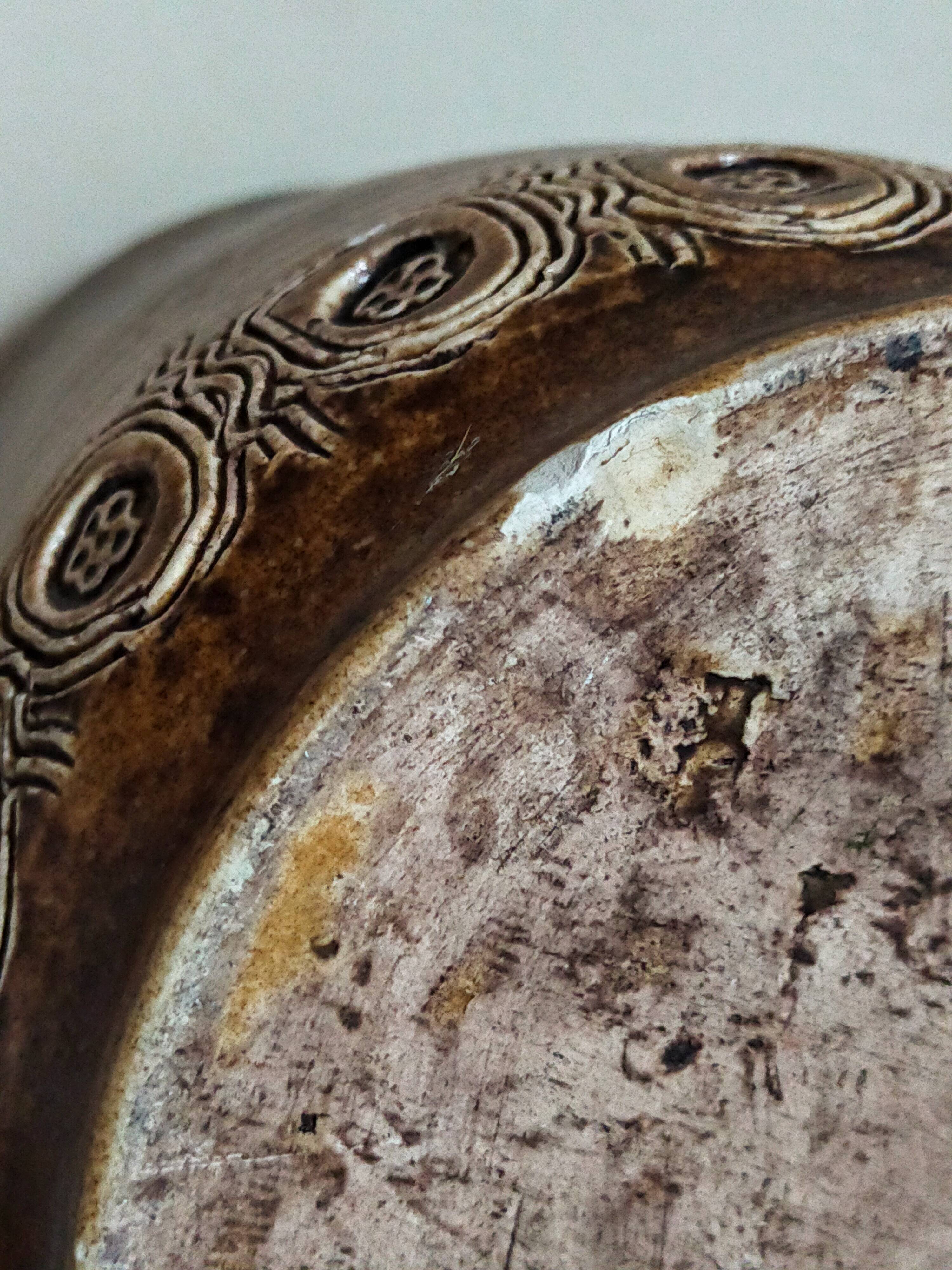 Ceramic potter's pitcher by F.CHEDEVILLE 20th century