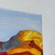 Sunny mountain painting