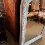 Louis Philippe mirror with patinated cartouche