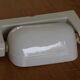 2 ceramic and opaline wall lamps 1940