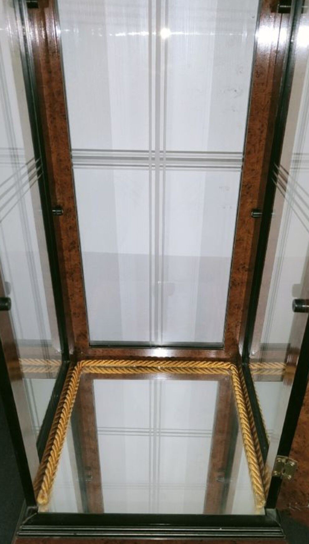 Wooden showcase 1970/80