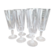 Lot de 6 flûtes à champagne en Cristal d'Arques