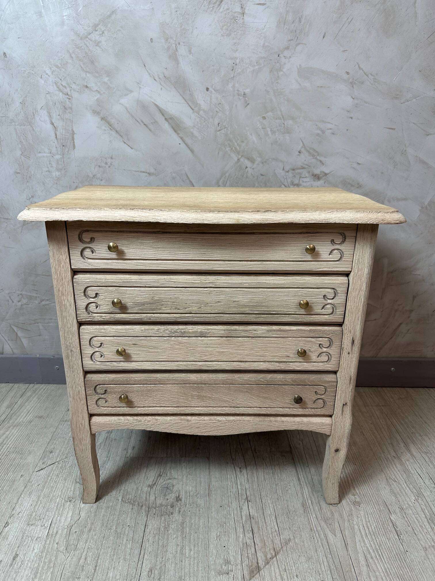 Small sanded chest of drawers