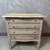 Small sanded chest of drawers