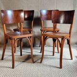 4 Baumann bistro chairs from the 1930s