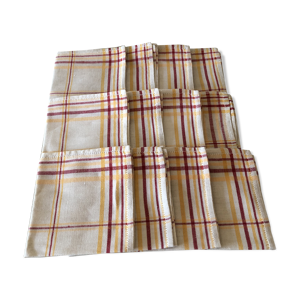 Serie de 12 serviettes