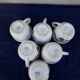 6 cups earthenware Digoin Sarreguemines tulip model No.13