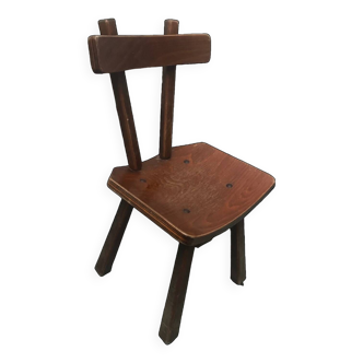 Chaise brutaliste vintage