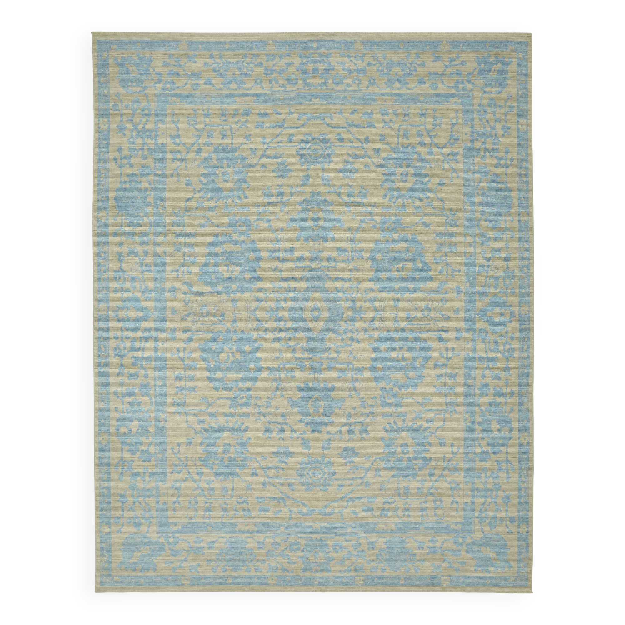 Turkish Handcrafted Loom Oushak Rug 304 cm x 387 cm