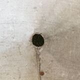 Riveted zinc lampshade, folk art