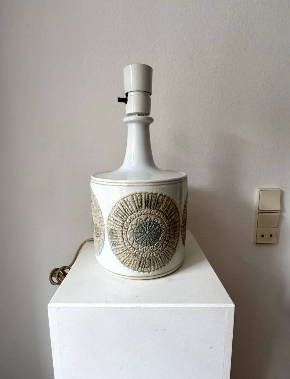 FOG & MØRUP table lamp "SOL" Royal Copenhagen, fayence, danish, 1960s