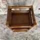Vintage 1960s Rattan Shelf Unit with 3 Shelves #D621