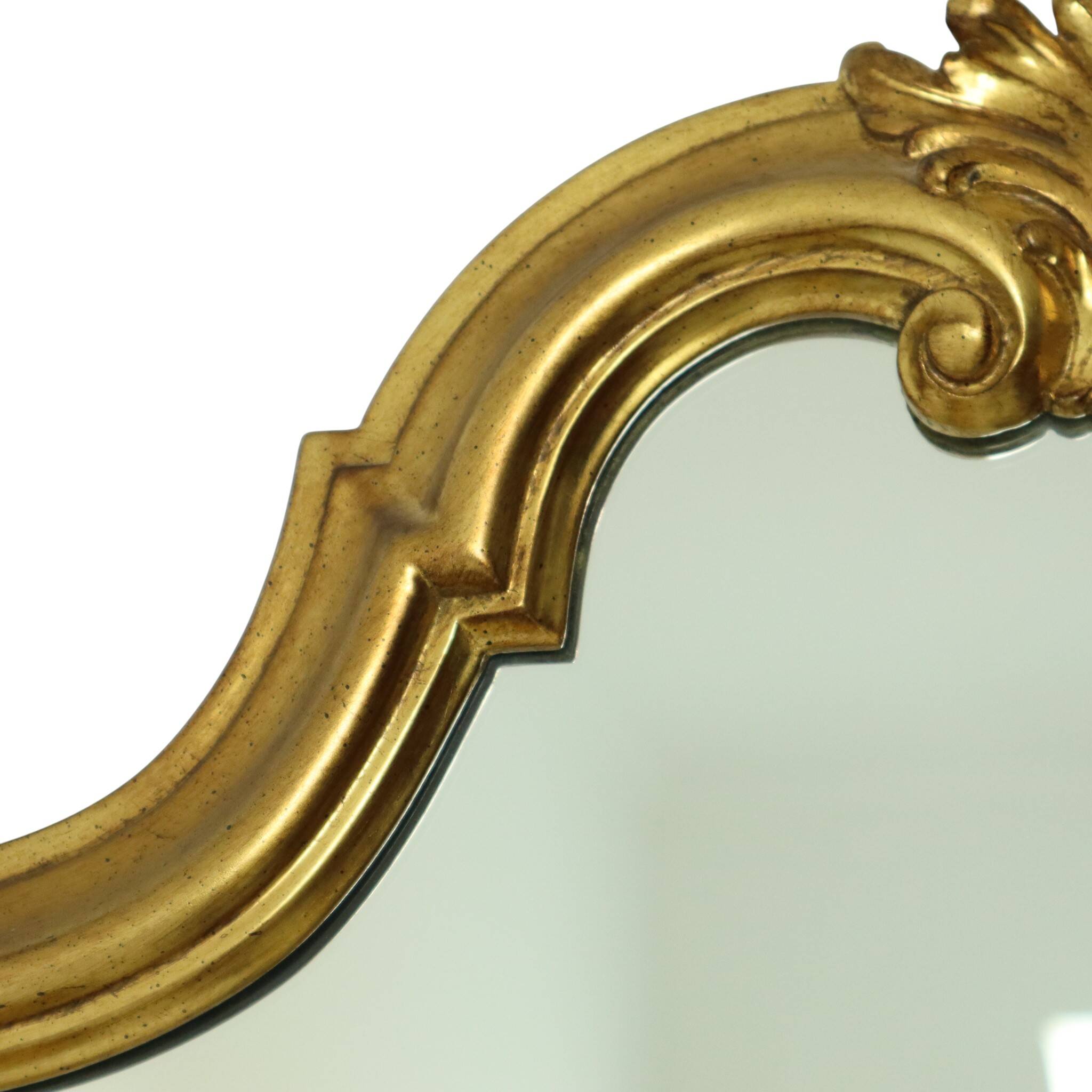Miroir Deknudt doré classique, style baroque, 104 cm