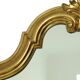 Miroir Deknudt doré classique, style baroque, 104 cm