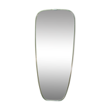 Large mirror gold brass 34x78cm