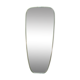Large mirror gold brass 34x78cm