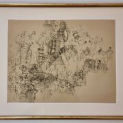 Vintage impression after a work by Raoul Dufy – Orchestra - 45 x 36 cm