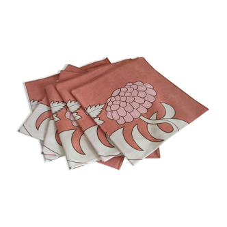 6 serviettes de table