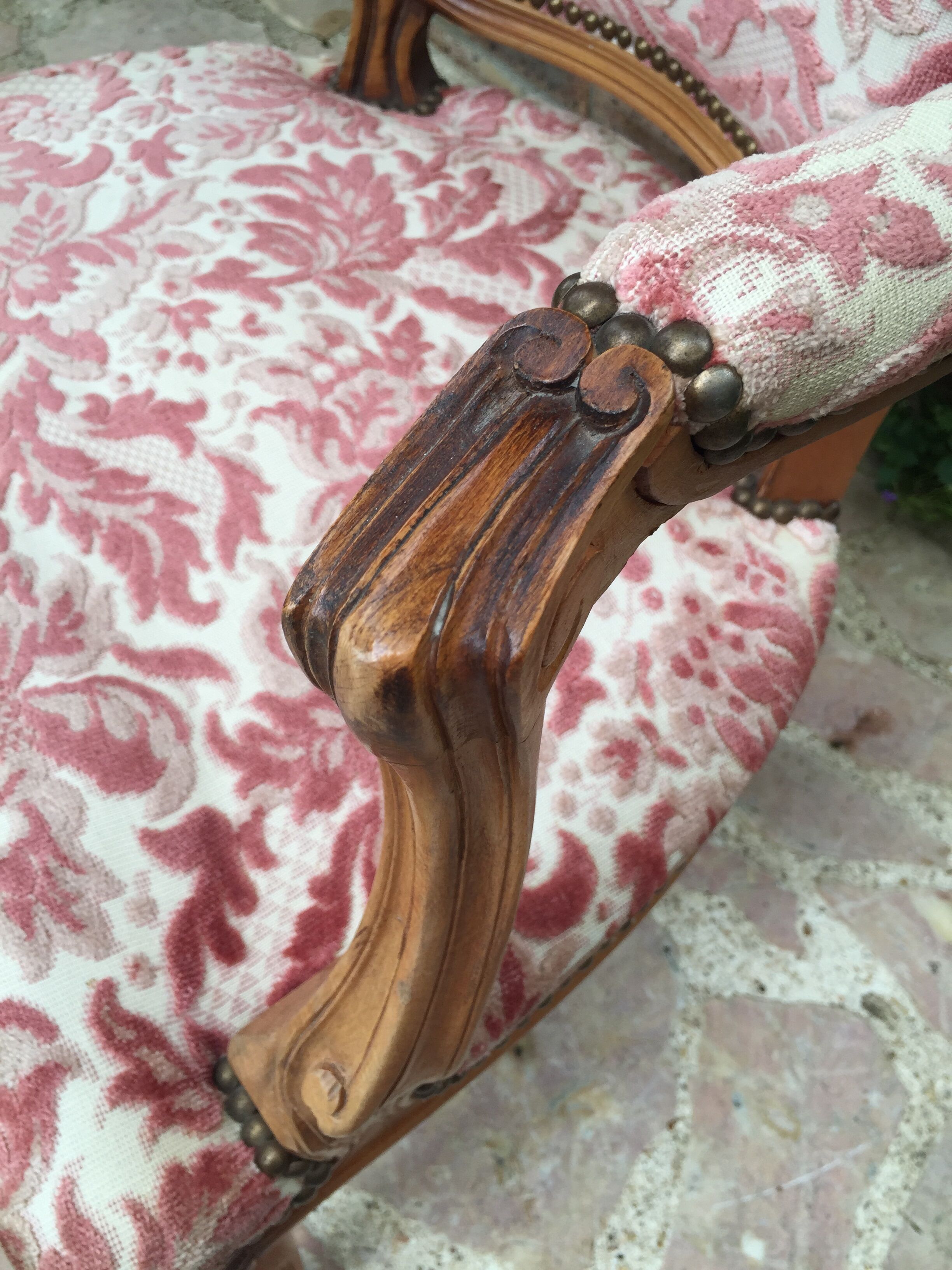 Fauteuil ancien Louis XV