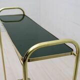 Attributed Gio Ponti Mid-Century Italian Spiral Brass Planter 1940