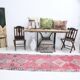 3x11 soft pink retro vintage runner rug, 89x334cm