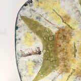 Large Earthenware Artistic Wall Panel or Centerpiece , Italy