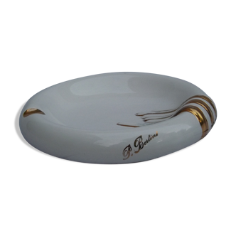 Ashtray or general use in signed and numbered porcelain P.Bertins